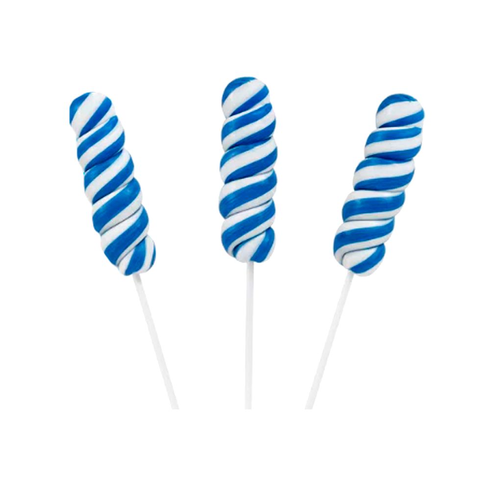 Pirulito Mini Enrolado Azul Santa Rita 300g com 50 Unidades-2-